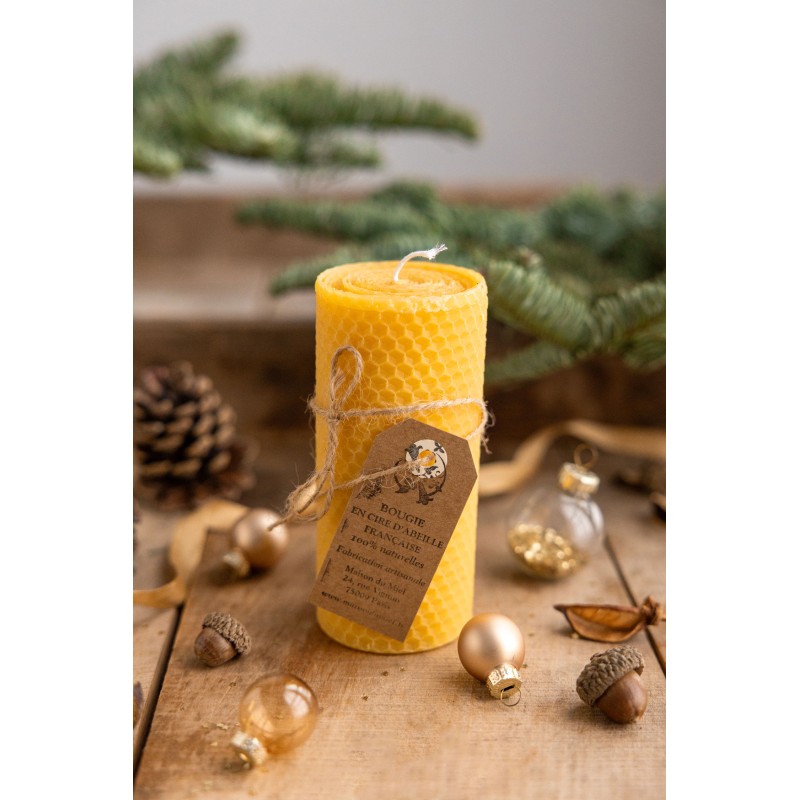 Bougie en cire d'abeille