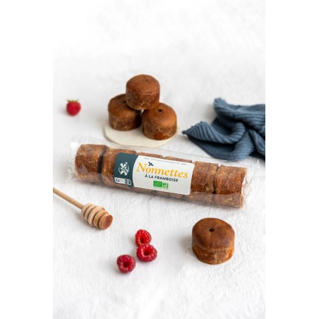 Sachet de nonnettes fourrées à la framboise BIO