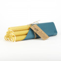 Bougies en cire d\'abeille "fagot"