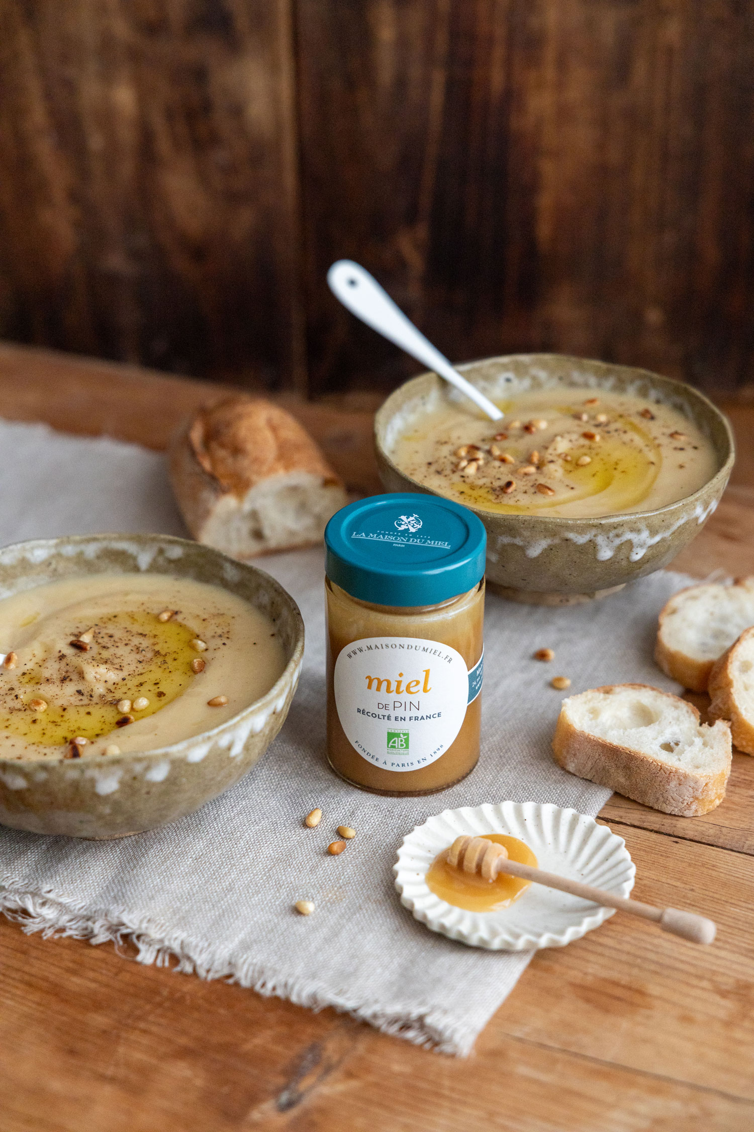 Soupe de panais au miel de Pin / La Maison du Miel